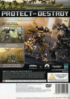 Scan of Transformers: The Game