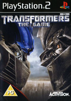 Transformers: The Game for the Sony PlayStation 2 Front Cover Box Scan