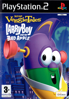 VeggieTales: LarryBoy and the Bad Apple for the Sony PlayStation 2 Front Cover Box Scan
