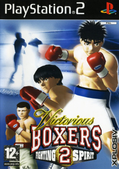 Victorious Boxers 2: Fighting Spirit for the Sony PlayStation 2 Front Cover Box Scan