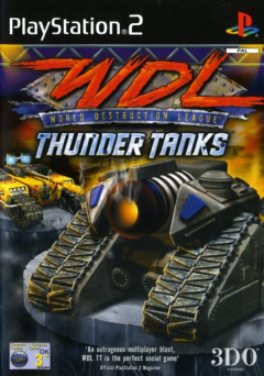 World Destruction League: Thunder Tanks for the Sony PlayStation 2 Front Cover Box Scan