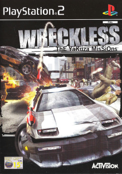 Wreckless: The Yakuza Missions for the Sony PlayStation 2 Front Cover Box Scan