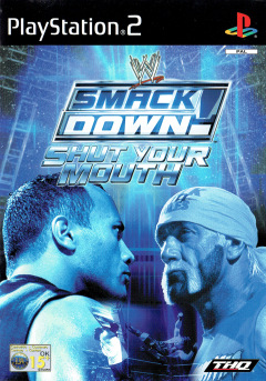 WWE SmackDown! Shut Your Mouth for the Sony PlayStation 2 Front Cover Box Scan