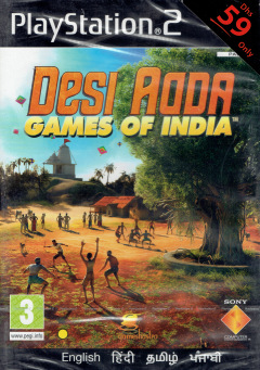 Desi Adda: Games of India for the Sony PlayStation 2 Front Cover Box Scan