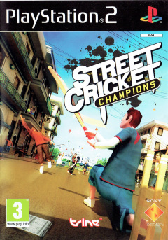 Street Cricket Champions for the Sony PlayStation 2 Front Cover Box Scan