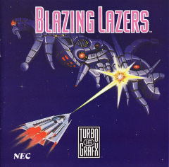 Blazing Lazers for the NEC PC Engine Front Cover Box Scan