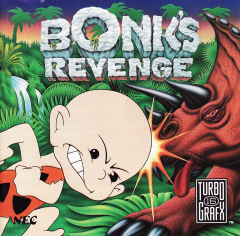Bonk's Revenge for the NEC PC Engine Front Cover Box Scan