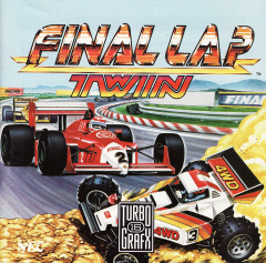 Final Lap Twin for the NEC PC Engine Front Cover Box Scan