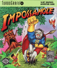 Impossamole for the NEC PC Engine Front Cover Box Scan