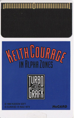 Scan of Keith Courage in Alpha Zones
