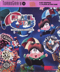 Parasol Stars for the NEC PC Engine Front Cover Box Scan