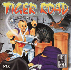 Tiger Road for the NEC PC Engine Front Cover Box Scan