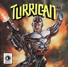 Turrican for the NEC PC Engine Front Cover Box Scan
