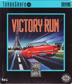 Victory Run for the NEC PC Engine Front Cover Box Scan