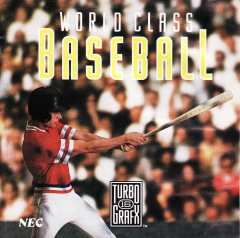World Class Baseball for the NEC PC Engine Front Cover Box Scan