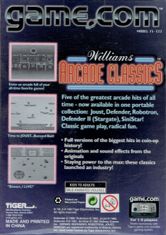 Scan of Williams Arcade Classics