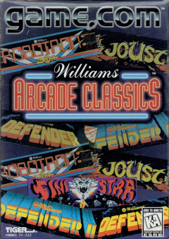 Williams Arcade Classics for the Tiger Game.com Front Cover Box Scan
