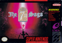 The 7th Saga for the Super Nintendo Front Cover Box Scan