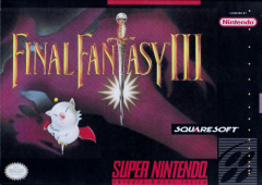 Final Fantasy III for the Super Nintendo Front Cover Box Scan