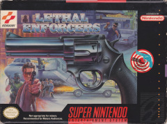Lethal Enforcers for the Super Nintendo Front Cover Box Scan