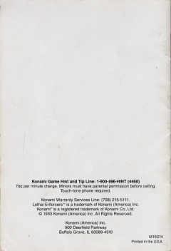 Scan of Lethal Enforcers
