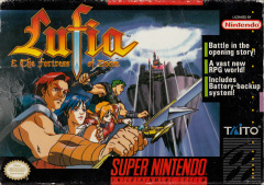 Lufia & the Fortress of Doom for the Super Nintendo Front Cover Box Scan