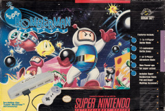 Super Bomberman for the Super Nintendo Front Cover Box Scan