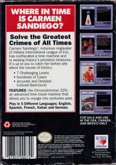Scan of Where in Time is Carmen Sandiego?