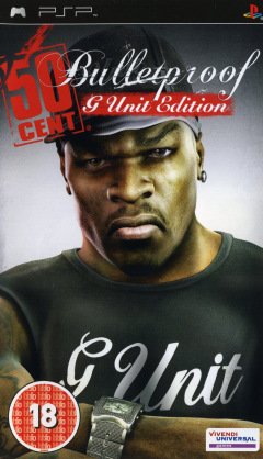 50 Cent: Bulletproof: G Unit Edition for the Sony PlayStation Portable Front Cover Box Scan