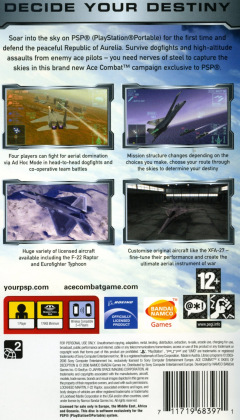 Scan of Ace Combat X: Skies of Deception