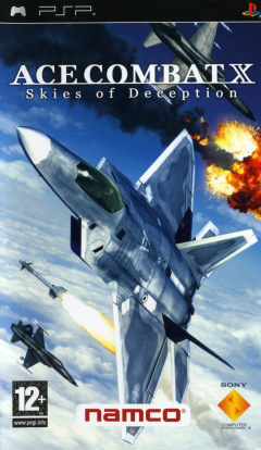 Ace Combat X: Skies of Deception for the Sony PlayStation Portable Front Cover Box Scan