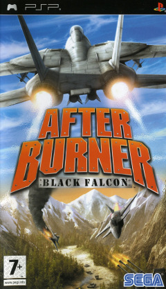 After Burner: Black Falcon for the Sony PlayStation Portable Front Cover Box Scan