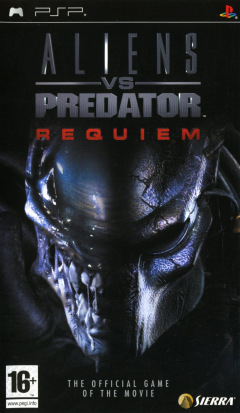 Aliens vs Predator: Requiem for the Sony PlayStation Portable Front Cover Box Scan