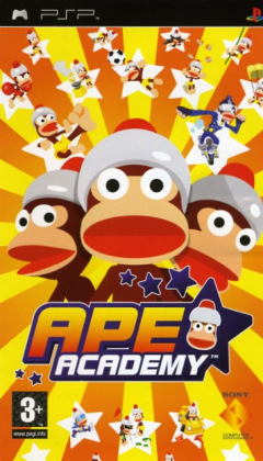 Ape Academy for the Sony PlayStation Portable Front Cover Box Scan