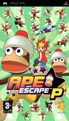 Ape Escape P for the Sony PlayStation Portable Front Cover Box Scan