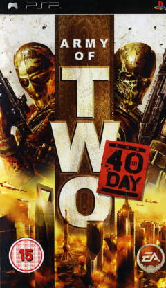 Army of Two: The 40th Day for the Sony PlayStation Portable Front Cover Box Scan