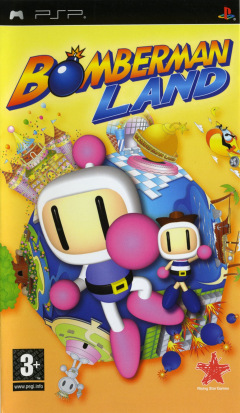 Bomberman Land for the Sony PlayStation Portable Front Cover Box Scan