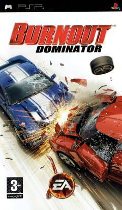Burnout Dominator for the Sony PlayStation Portable Front Cover Box Scan