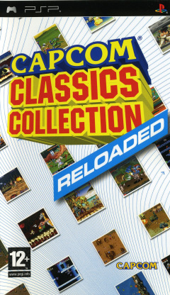 Capcom Classics Collection Reloaded for the Sony PlayStation Portable Front Cover Box Scan
