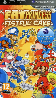 Fat Princess: Fistful of Cake for the Sony PlayStation Portable Front Cover Box Scan