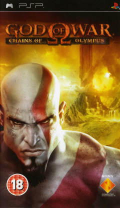 God of War: Chains of Olympus for the Sony PlayStation Portable Front Cover Box Scan