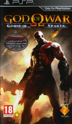 God of War: Ghost of Sparta for the Sony PlayStation Portable Front Cover Box Scan
