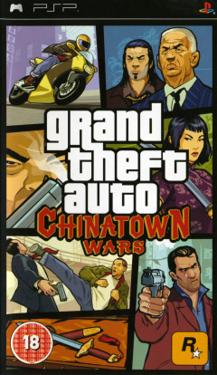 Grand Theft Auto: Chinatown Wars for the Sony PlayStation Portable Front Cover Box Scan