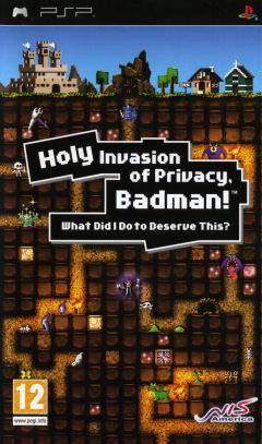 Holy Invasion of Privacy, Badman! What Did I Do to Deserve This? for the Sony PlayStation Portable Front Cover Box Scan