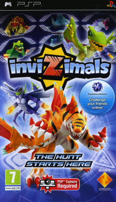 InviZimals for the Sony PlayStation Portable Front Cover Box Scan