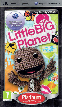 Little Big Planet for the Sony PlayStation Portable Front Cover Box Scan