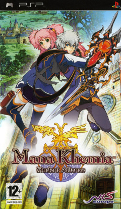Mana Khemia: Student Alliance for the Sony PlayStation Portable Front Cover Box Scan