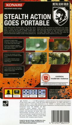 Scan of Metal Gear Solid: Portable Ops