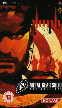 Metal Gear Solid: Portable Ops for the Sony PlayStation Portable Front Cover Box Scan