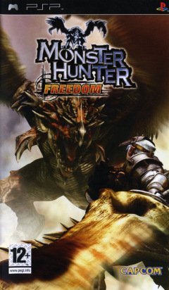 Monster Hunter Freedom for the Sony PlayStation Portable Front Cover Box Scan